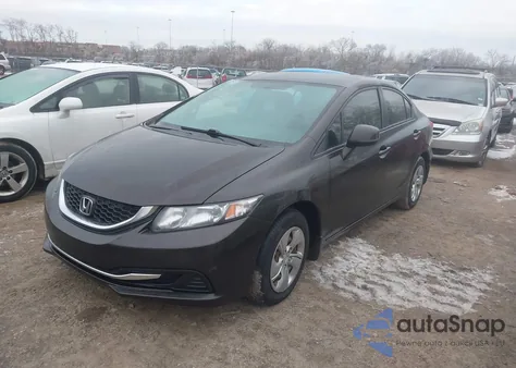 2013 Honda Civic Lx z USA, uszkodzony, nr VIN 2HGFB2F54DH535452
